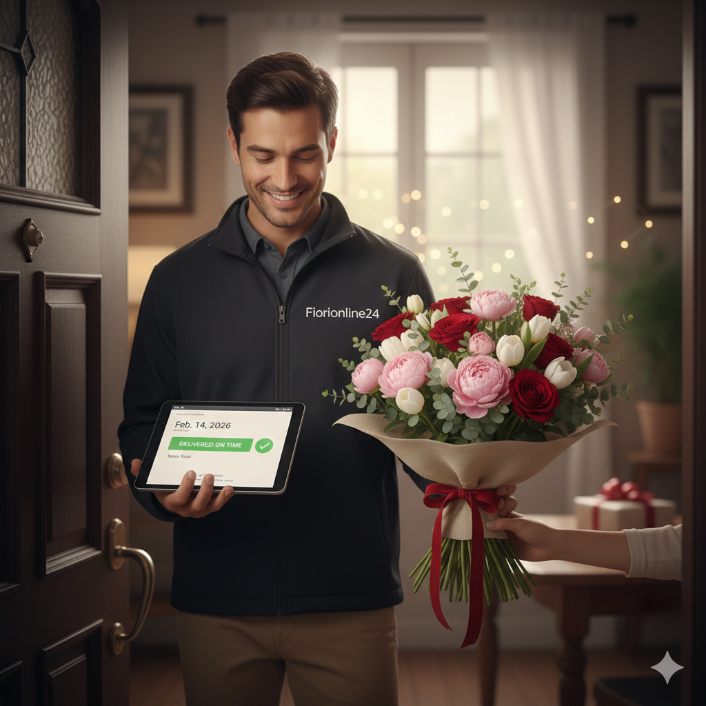 Blumenlieferung zum Valentinstag: So buchen Sie eine Überraschung