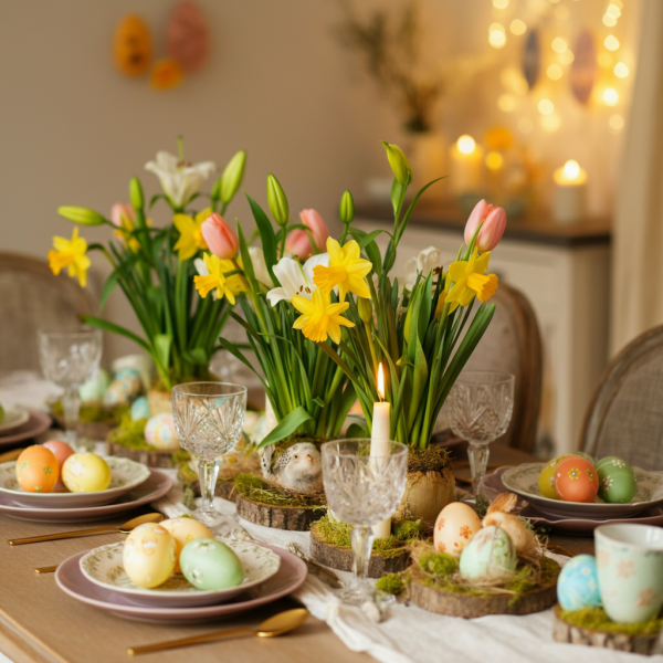 Osterblumen: Tischdekorationen und Frühlingssträuße