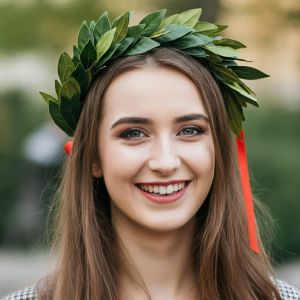 Lorbeerkranz zum Abschluss